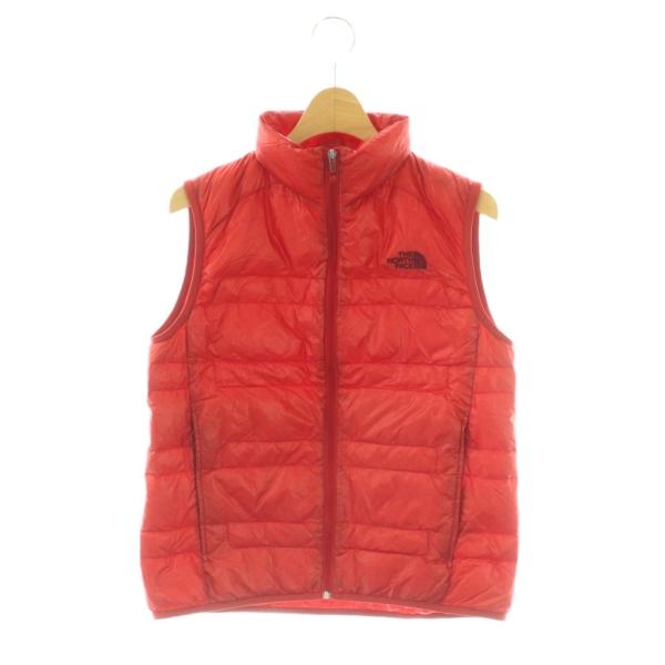 THE NORTH FACEダウンベスト ジップアップロゴ刺繍 THE NORTH FACE（ザ ノースフェイス） ダウンベスト ジップアップ ロゴ