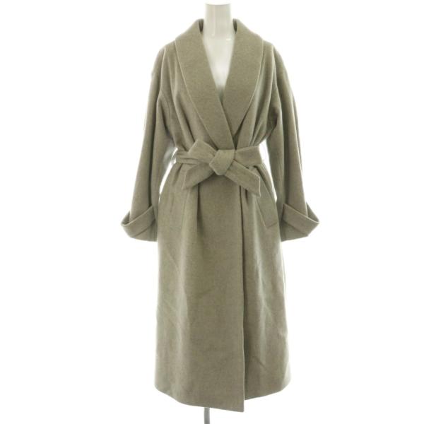 スローブ イエナ SLOBE IENA SUPER100 W/Ca ショールカラーコート