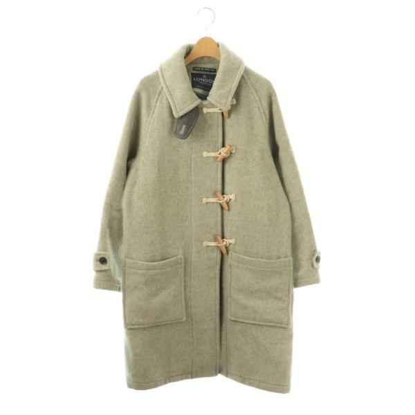 ロンドントラディション LONDONTRADITION ウールダッフルコート アウター ロング 38 グレー /DO ■OS レディース