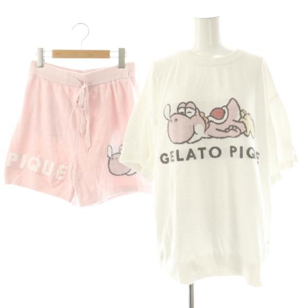 ジェラートピケ gelato pique ×スーパーマリオ ヨッシー ジャガード
