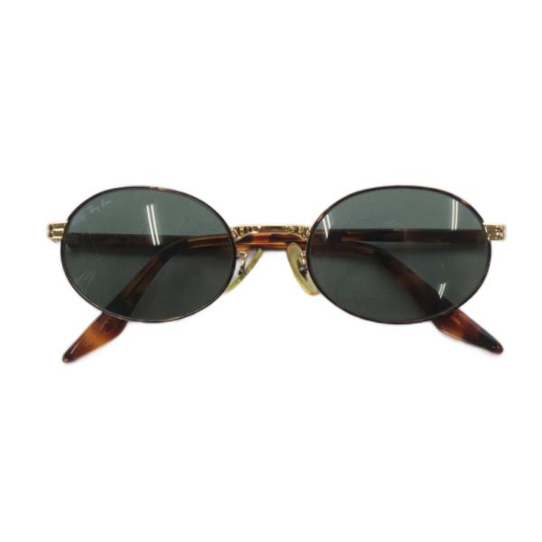 レイバン RAY BAN B&L ボシュロム オーバルサングラス べっ甲柄 メタル