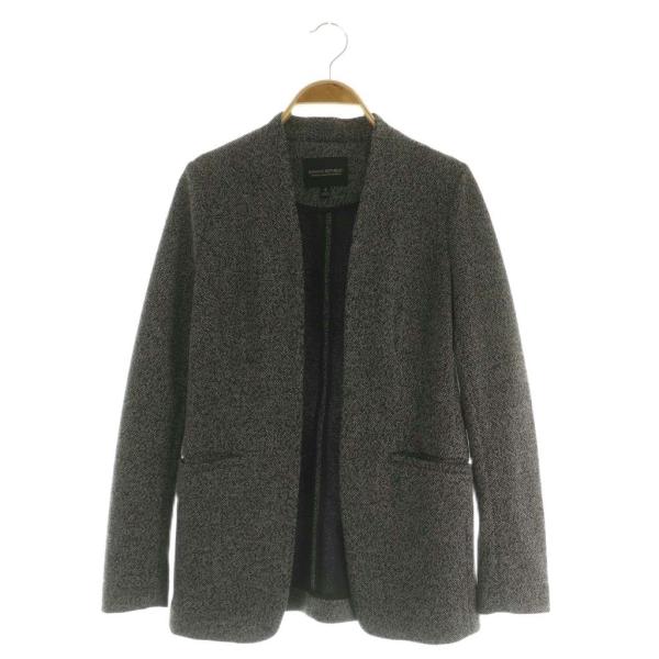 バナナリパブリック BANANA REPUBLIC ノーカラーツイードジャケット 