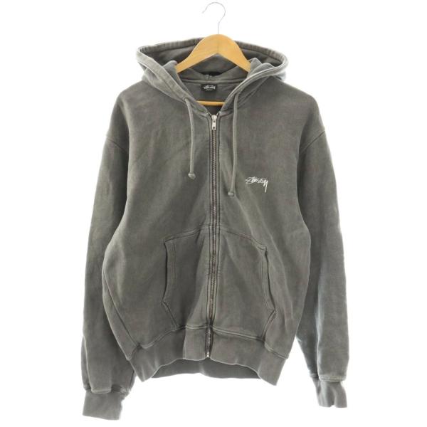 STUSSY（ステューシー） スムースストックジップフーディーピグメント