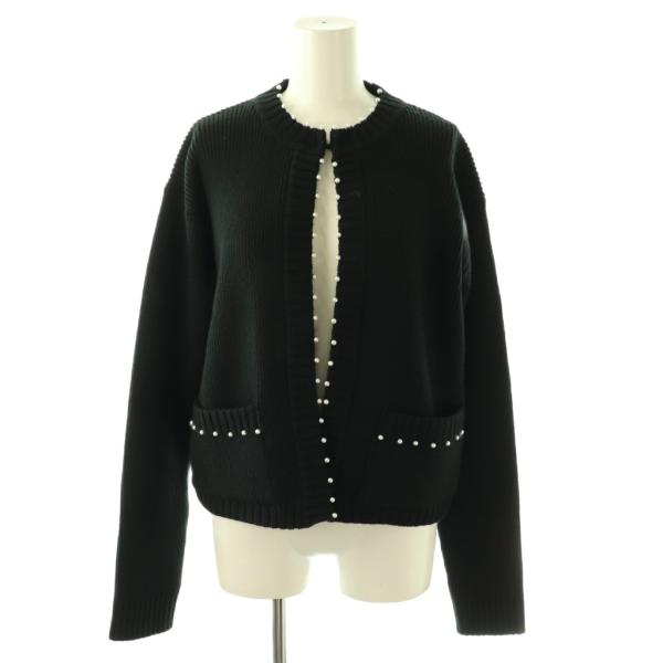 新品未使用 定価3.9万 2022AW ツルバイマリコオイカワ TSURU By MARIKO OIKAWA Ludmila カーディガン F/ブラック ニット【2400014520453】 Ludmila | TSURU By MARIKO OIKAWA (Women)/ツル バイ マリコ