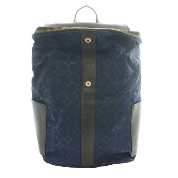 【超美品】ATAO アタオ マッシュルームMG バッグパック リュック　ネイビー ATAO（アタオ） マッシュルーム リュックサック バックパック ナイロン