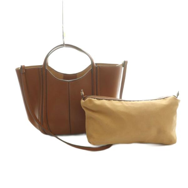 ZARA（ザラ） ステッチミニシティバッグ 2WAY ハンド ショルダー