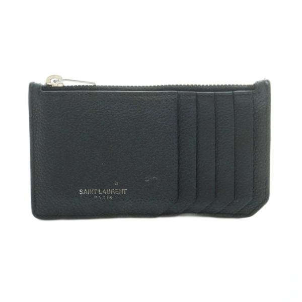 【未使用級】サンローラン ケース 小銭入れ レザー ブラック 付属品完備 サンローラン パリ SAINT LAURENT PARIS フラグメントケース コイン