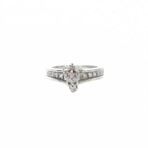 ジャスティンデイビス Justin Davis 指輪 SV Tiny Skull Band Ring