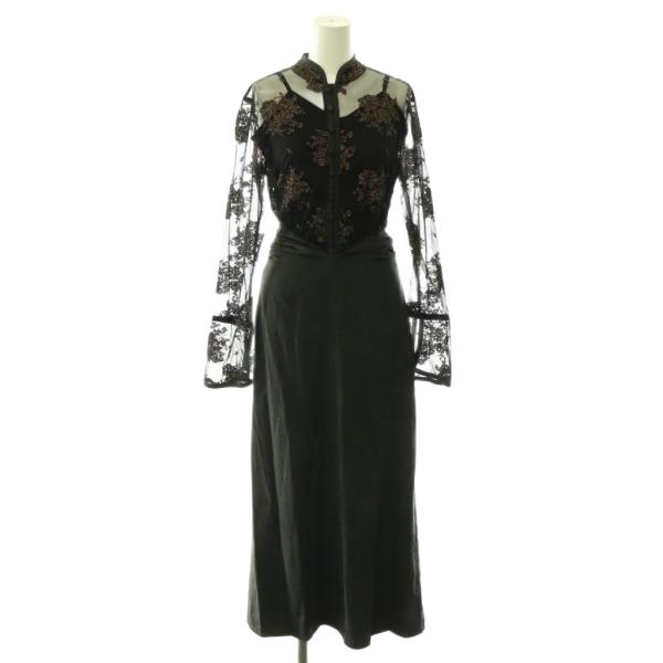 アメリヴィンテージ Ameri VINTAGE FLOWER LACE DRESS フラワーレース