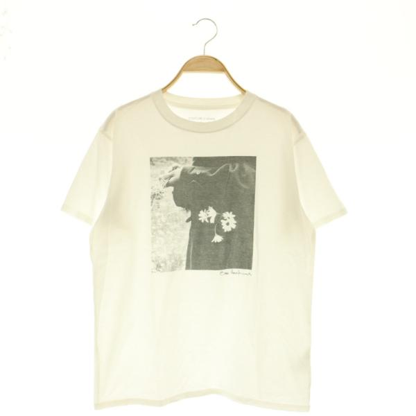 クチュールドアダム COUTURE D'ADAM Sam Haskins フォトプリントTシャツ 半袖 38 ホワイト /MY ■OS ■SH レディース