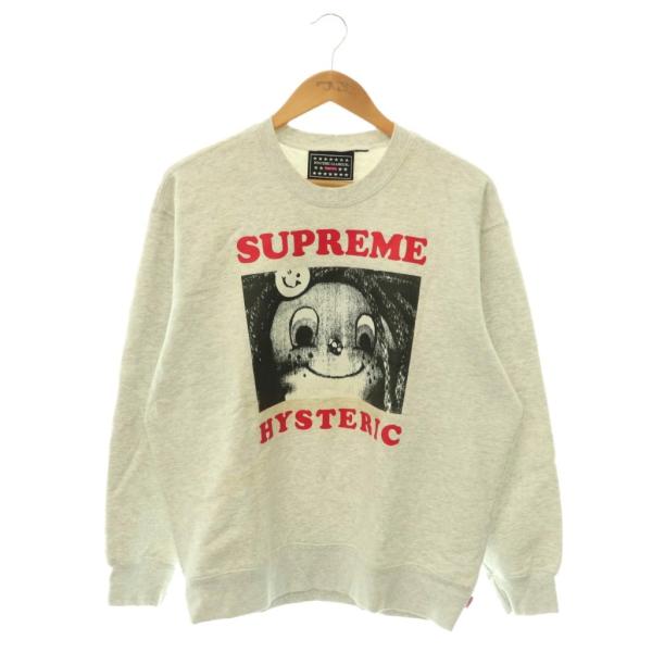 ヒステリックグラマー × シュプリーム Crewneckスウェットプルオーバ― HYSTERIC GLAMOUR（ヒステリックグラマー） × シュプリーム SUPREME
