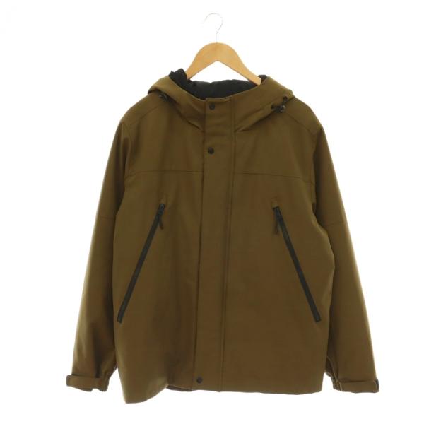 イッカ ikka ライナー付き マウンテンパーカー ジャケット ジップアップ L カーキ /HS ■OS メンズ