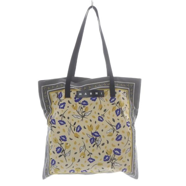 MARNI（マルニ） フラワーカフェ バンダナトートバッグ 花柄 シトリン