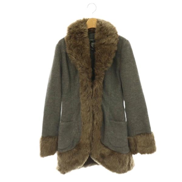 アルゴンキン ALGONQUINS ファーコート アウター ノーカラー フェイク 