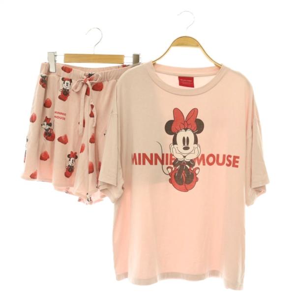ジェラートピケ　ミニー　Tシャツ & ショートパンツセット　　　　24-11 ジェラートピケ gelato pique DISNEY 24SS ミニーTシャツ&ショート