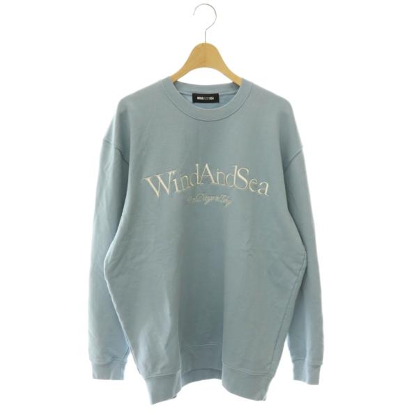 ウィンダンシー FROSTING LOGO CREWNECK スウェット ウィンダンシー WIND AND SEA FROSTING LOGO CREWNECK プルオーバー
