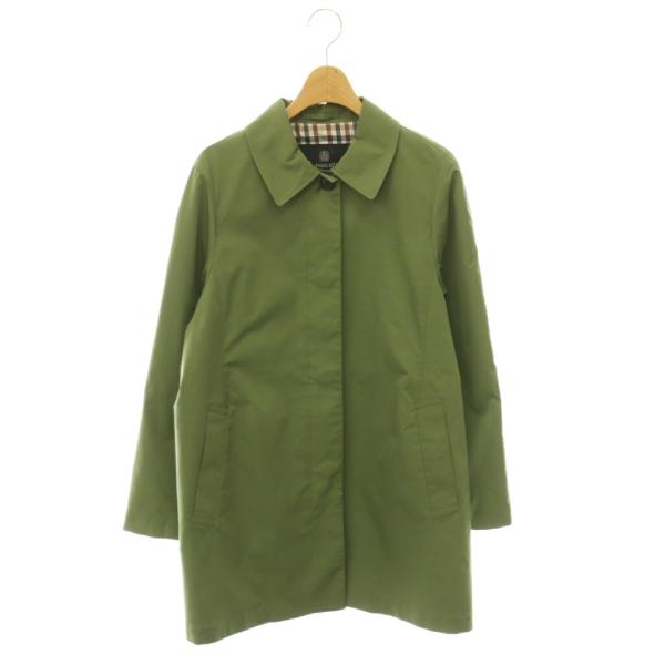 アクアスキュータム AQUASCUTUM ポリエステルタフタステンカラーコート