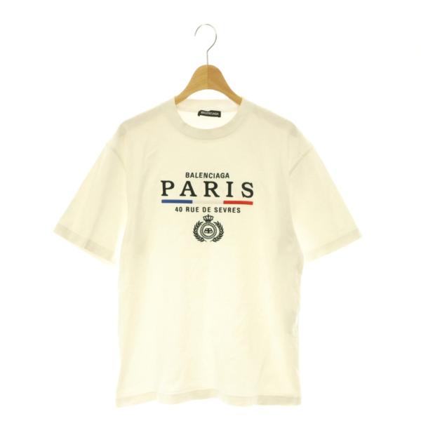 BALENCIAGA バレンシアガ 594579 BBロゴ 半袖Tシャツ BALENCIAGA（バレンシアガ） BALENCIAGA BBロゴプリント半袖Tシャツ