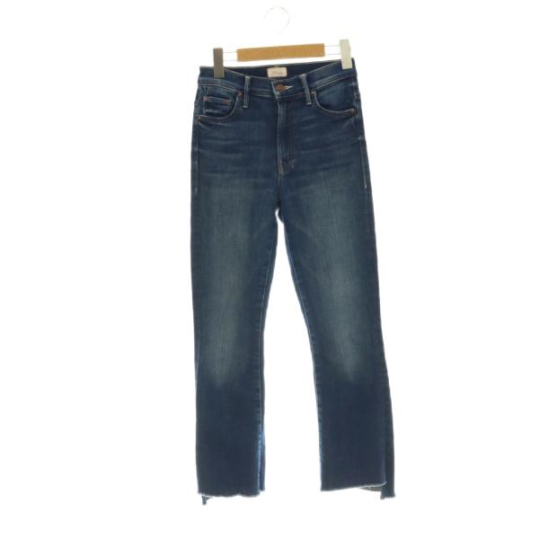 マザー mother Insider Crop Step Fray Jeans Home Movies デニムパンツ ジーンズ カットオフ スキニー ストレッチ 24 インディゴ /CX ■OS