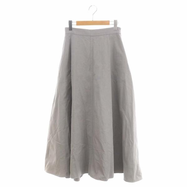 エブール ebure 22SS Linen Cotton Twill Flare Skirt スカート ロング 