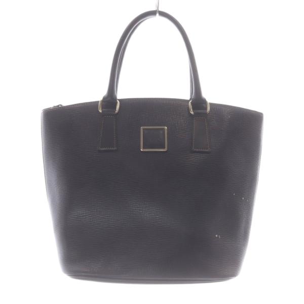 ニナリッチ NINA RICCI ハンドバッグ レザー ロゴ 黒 ブラック /SR ■MA レディース