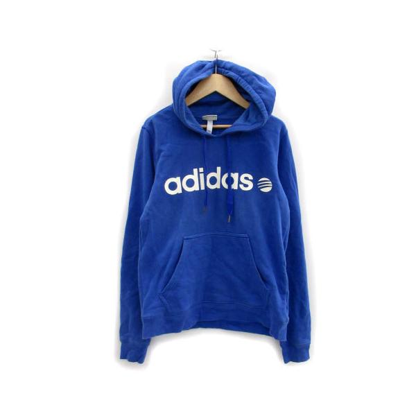 アディダスネオ adidas neo パーカー プルオーバー スウェット 長袖 フード付き ロゴ 裏起毛 M ブルー 青 /MS4 メンズ アディダスネオ adidas neo パーカー プルオーバー スウェット 長袖 フード付き ロゴ 裏起毛 M ブルー 青 /MS4 メンズ
