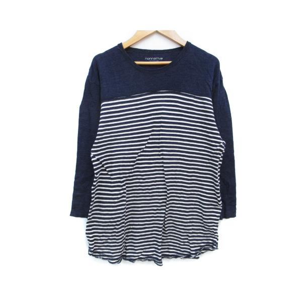 ノンネイティブ nonnative カットソー Tシャツ 七分袖 Uネック 透け感