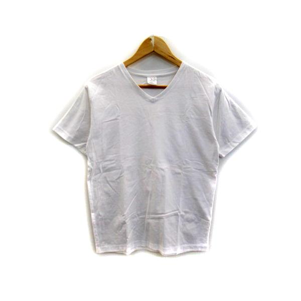 アヴィレックス AVIREX Tシャツ カットソー 半袖 Vネック 無地 ロゴプリント M 白 ホワイト /SY14 メンズ  :171-902203280294:ブランド古着販売のベクトル - 通販 - Yahoo!ショッピング