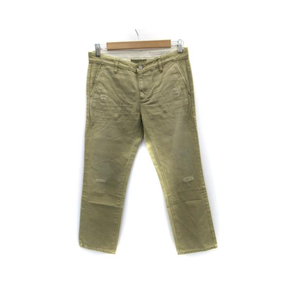 エージー AG SUPPLY エイジド チノパン アンクル丈 ダメージ加工 25 