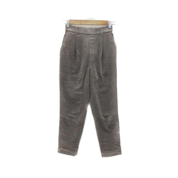 〈kolor/カラー〉テーパード コーデュロイパンツ CLASSICO TAPERED】【秋冬】1タックテーパードパンツ/ブラウン