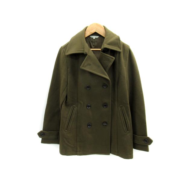 YAECA / チンストラップ/ピーコート/S/ウール/グリーン/緑/無地 vectorpremium_171-902308180150