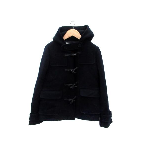 レイビームス Ray Beams ダッフルコート ショート丈 フード付き ウール