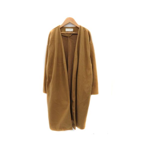 【美品】louren ロングコート/ブラウン vectorpremium_171-902401260444