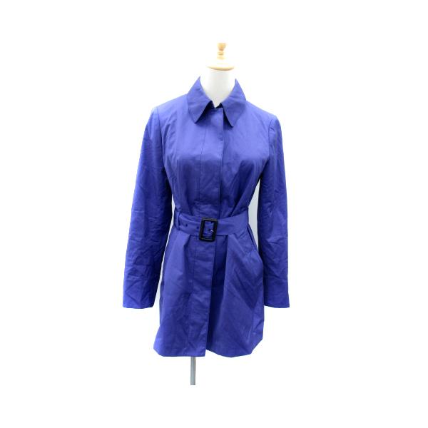 自由区 オンワード樫山 ステンカラーコート スプリングコート ミドル丈