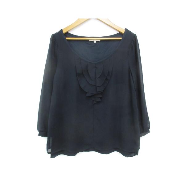 ROPE' ロペ ROPE ブラウス カットソー 長袖 ラウンドネック