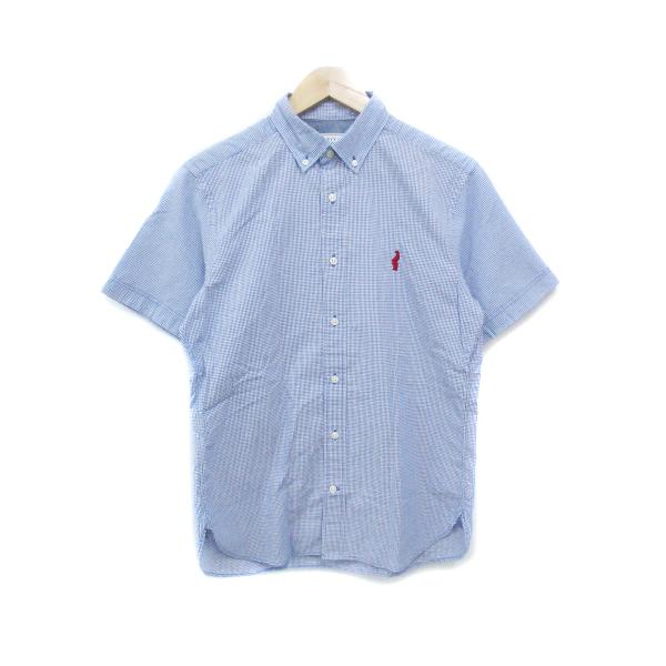 NOLLEY'S - ノーリーズ　NOLLEY'S ギンガムチェックシャツ　カシュクール　36 ノーリーズ Nolley's Light カジュアルシャツ ドレスシャツ 半袖