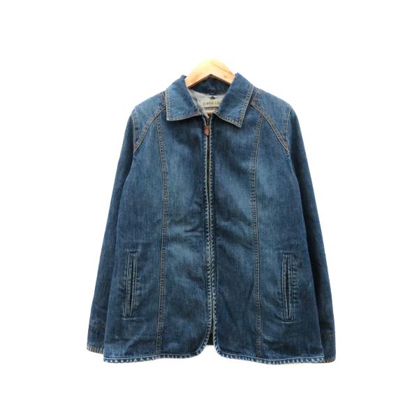 INDIGO LIFEインディゴライフリネン混デニムジャケットライナー付き INDIGO LIFEインディゴライフリネン混デニムジャケットライナー付き