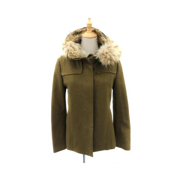 マカフィー MACPHEE トゥモローランド コート ショート丈 フード付き  