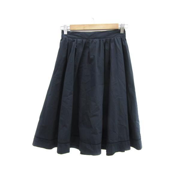 レッセパッセ LAISSE PASSE フレアスカート ミモレ丈 無地