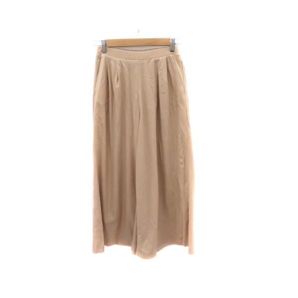 ロートレアモン LAUTREAMONT ガウチョパンツ ワイドパンツ イージーパンツ 七分丈 36 S ベージュ /YK26  レディース