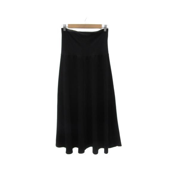 ミルクティー Milk tea マタニティウェア フレアスカート ロング丈 無地 2 黒 ブラック /YS31 レディース【表記サイズ】2※実寸サイズをご確認ください。【実寸サイズ】ウエスト：68〜cm　ヒップ：130cm　スカート丈：93...