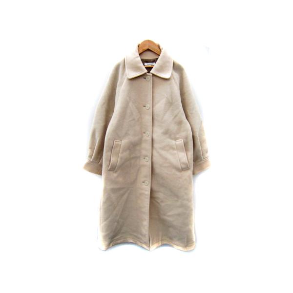 マウジー MOUSSY ステンカラーコート ロング丈 無地 2 ライトベージュ /SY9 レディース