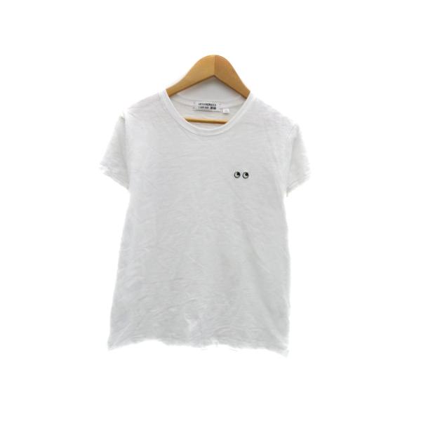 ANYA HINDMARCH Tシャツ・カットソー M 白 【古着】【中古】【送料無料】 vectorpremium_171-902510060043