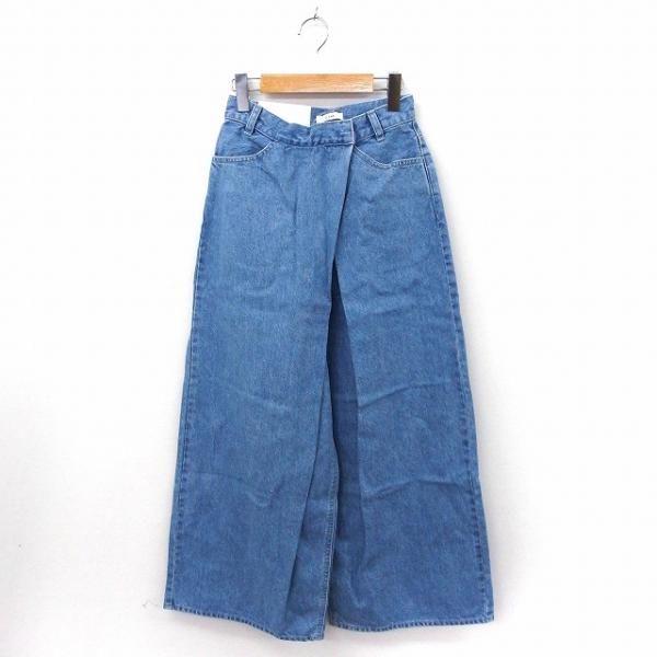 未使用品 クラネ CLANE タグ付き ワイド デニム ジーンズ パンツ