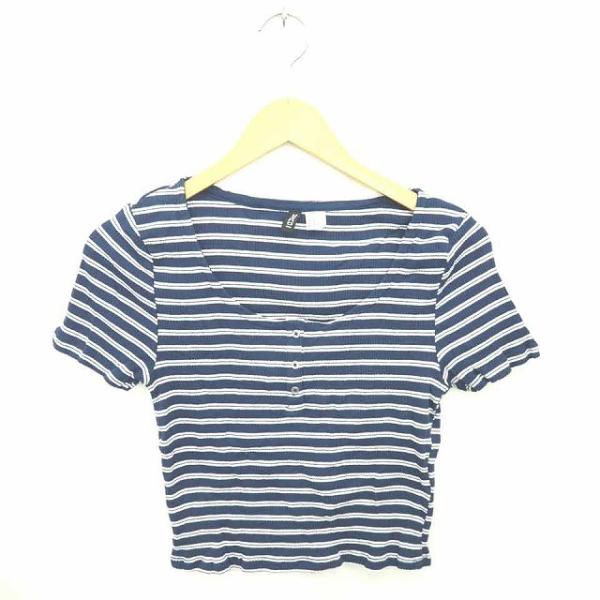 M061【新品未開封】星たぬきボーダーTシャツ 半袖 ネイビー×白 白猫 M061【新品未開封】星たぬきボーダーTシャツ 半袖 ネイビー×白 白猫
