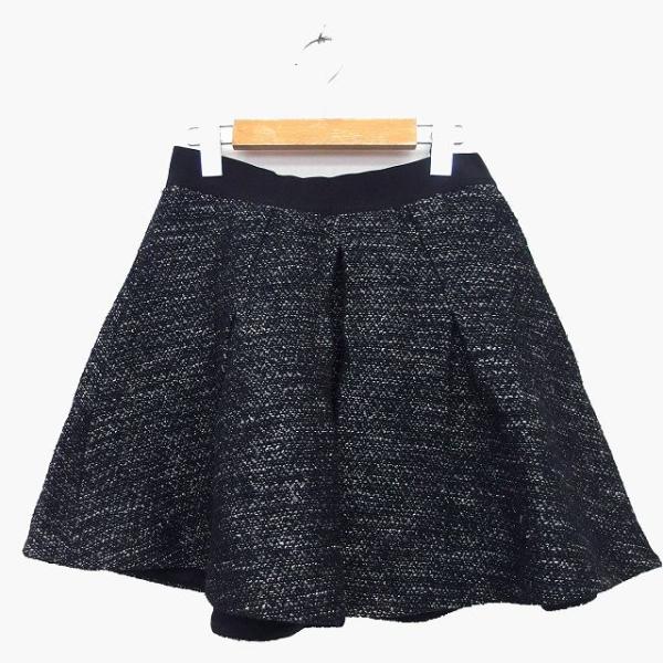 パトリツィアペペ PATRIZIA PEPE フレア スカート ミニ ニット 総柄  