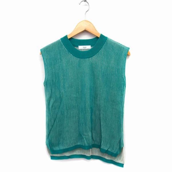 ディスコート Discoat ニット セーター ベスト ノースリーブ 丸首 F  