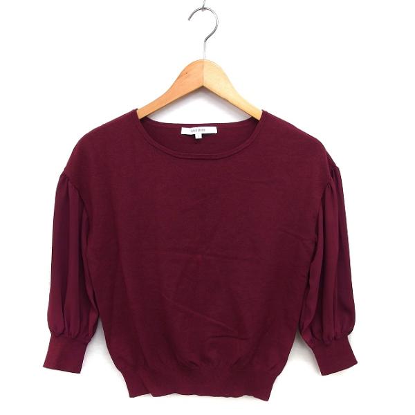 アンタイトル　セーター 肩ボタンシアーニット（ニット/セーター） | UNTITLED（アン