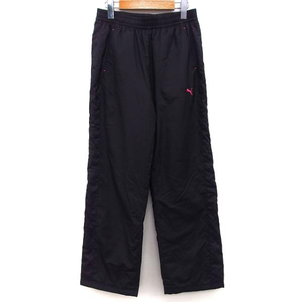 プーマ PUMA 国内正規品 スポーツウェア ジャージ パンツ 中綿 ロング 切替 星柄 ロゴ 刺繍 M ブラック 黒 /HT1 レディース【ブランド】プーマ PUMA【表記サイズ】M【実寸サイズ】ウエスト：約64-92cm　もも幅：約30...