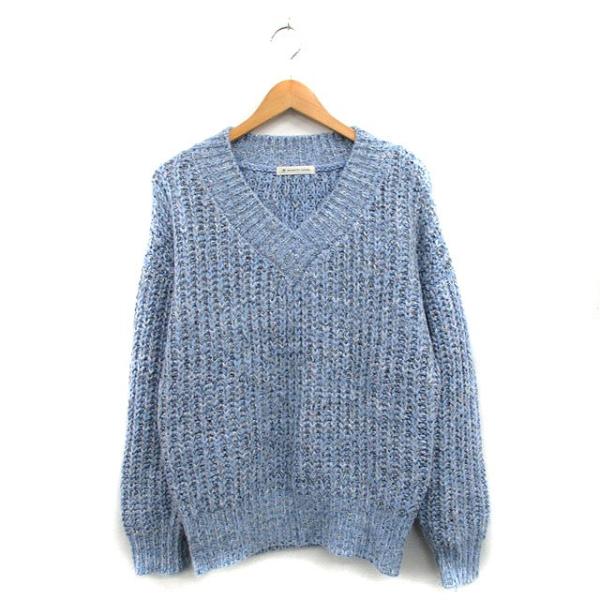 マジェスティックレゴン MAJESTIC LEGON ニット セーター 長袖 Vネック